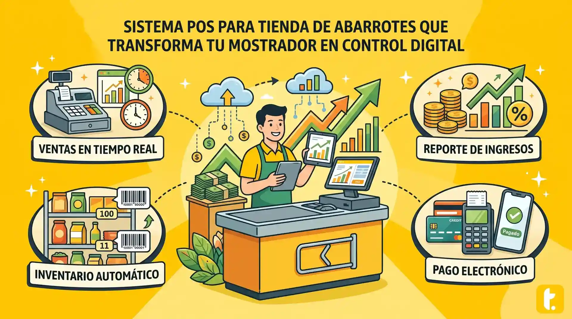 Sistema POS para abarrotes — Control digital en 5 días